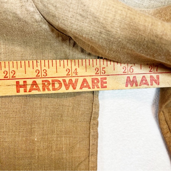 Inserch Premium Linen Yarn-Dye Ombre Long Sleeve Shirt Men's 3X Button Down - Picture 4 of 9